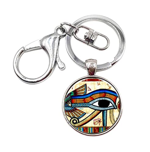 Publisit - Llavero con ojo de horus, udjat, Egipto, símbolo de protección, amuleto de la suerte, joya para mujer y hombre Cover