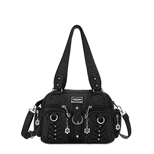 Image of Angel Kiss Small Purse Handbag for Women Crossbody and Shoulder Bags Multipocket Soft Hobo Purses