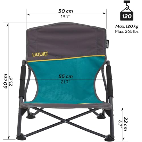 Uquip Sandy Strandstuhl – Faltstuhl für Camping und Freizeit