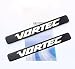 Yoaoo® 2x OEM White Black Vortec Emblems Badges for Chevrolet 2500hd GMC Sierra Silverado Gm Truck Liter Badges