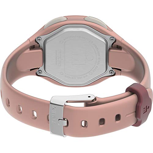 Timex TW5M350009J Women'S Tw5M35000 Ironman Transit 33Mm Pink/Rose Gold-Tone Resin Strap Watch thumb #3