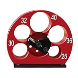 UTTASU Dübelschneider-Vorrichtung Für Die Holzbearbeitung, Aus Aluminiumlegierung Mit Verstellbaren Hartmetallklingen Und Mehrloch-Design Für Die Präzise Rundstabproduktion(5 holes 25-40mm)