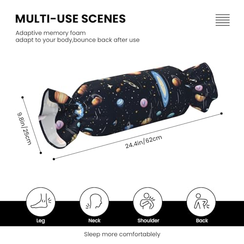 Almohada espuma viscoelástica tamaño único negra miniatura 3