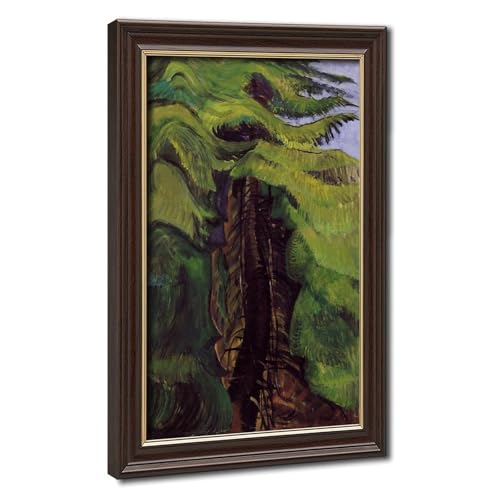 Impression sur toile haut de gamme Cedar Sanctuary cadre bois suspendu