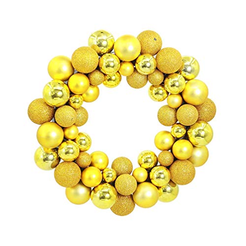 Couronne de Noël pour porte d'entrée : décoration de fête bleu et argent