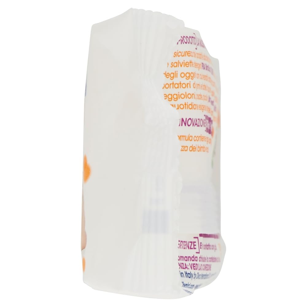 Fria Baby Ciuccio Salviette Pulisci Ciuccio Biberon Tettarelle Azione Igienizzante 99% Origine Naturale Confezione Borsa 12 Salviette
