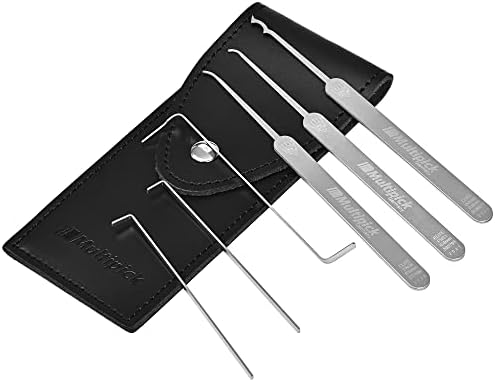 MULTIPICK ELITE 6 Professional Lockpick Set - 6 Piece, 0.6 mm Lock Picking Tools