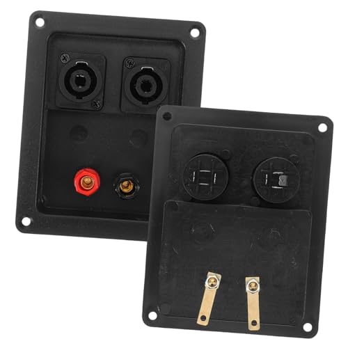 Terminales eléctricos para altavoces de escenario en eventos y presentaciones en directo