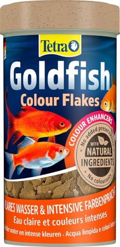 TETRA Goldfish Colour - Aliment Complet en flocons pour Poisson Rouge - 250ml