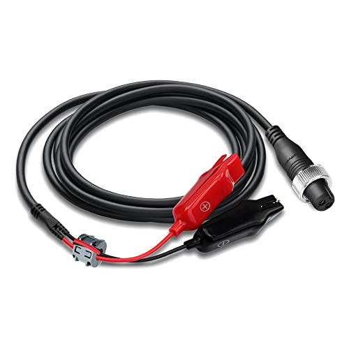 BatPower 18FT Electric Reel Power Cable for Daiwa Seaborg 1200MJ 1200J 800MJ 800J 1200 800 Power Assist Reels Power Cord Super Mega Cord Marine Power 3000 Electric Fishing Reel Power Cord 550CM