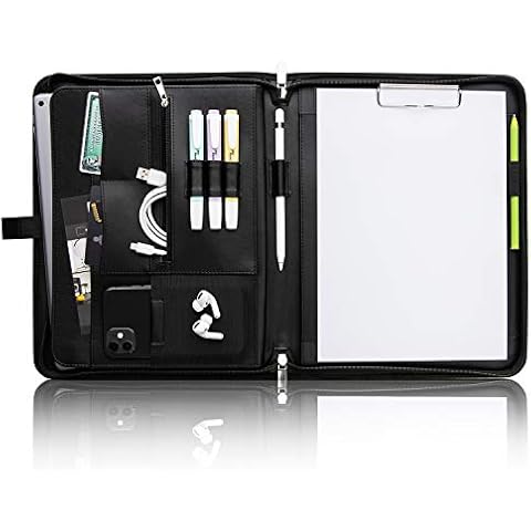 Vebon® Rom A4 Writing Case with Clipboard Cover