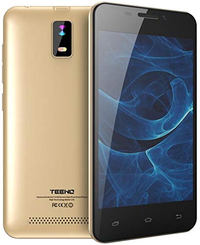 Moviles Baratos, Telefonos Moviles Libres 1GB/8GB - 4G/WiFi - Pantalla 4.0' - Dual SIM (Oro)