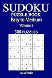 300 Easy to Medium Sudoku Puzzle Book