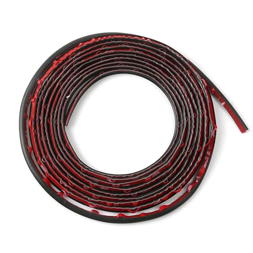 Front/Rear Lip Spoiler Rubber Molding Strip Trim Black Tape 08F03-SHJ-1100D by Camotokiit - Image 5