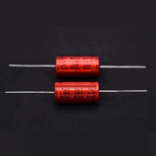 ZDVHOMCB 100V Horizontal Speaker Capacitor Non Polarity Frequency Divider 3.3UF 10Pcs