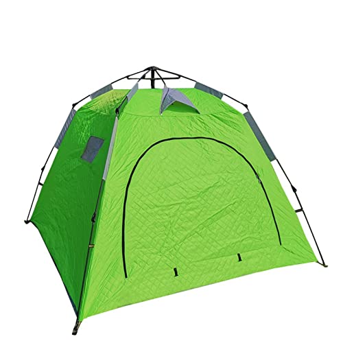 Tente de pêche sur glace automatique camping hiver bleu