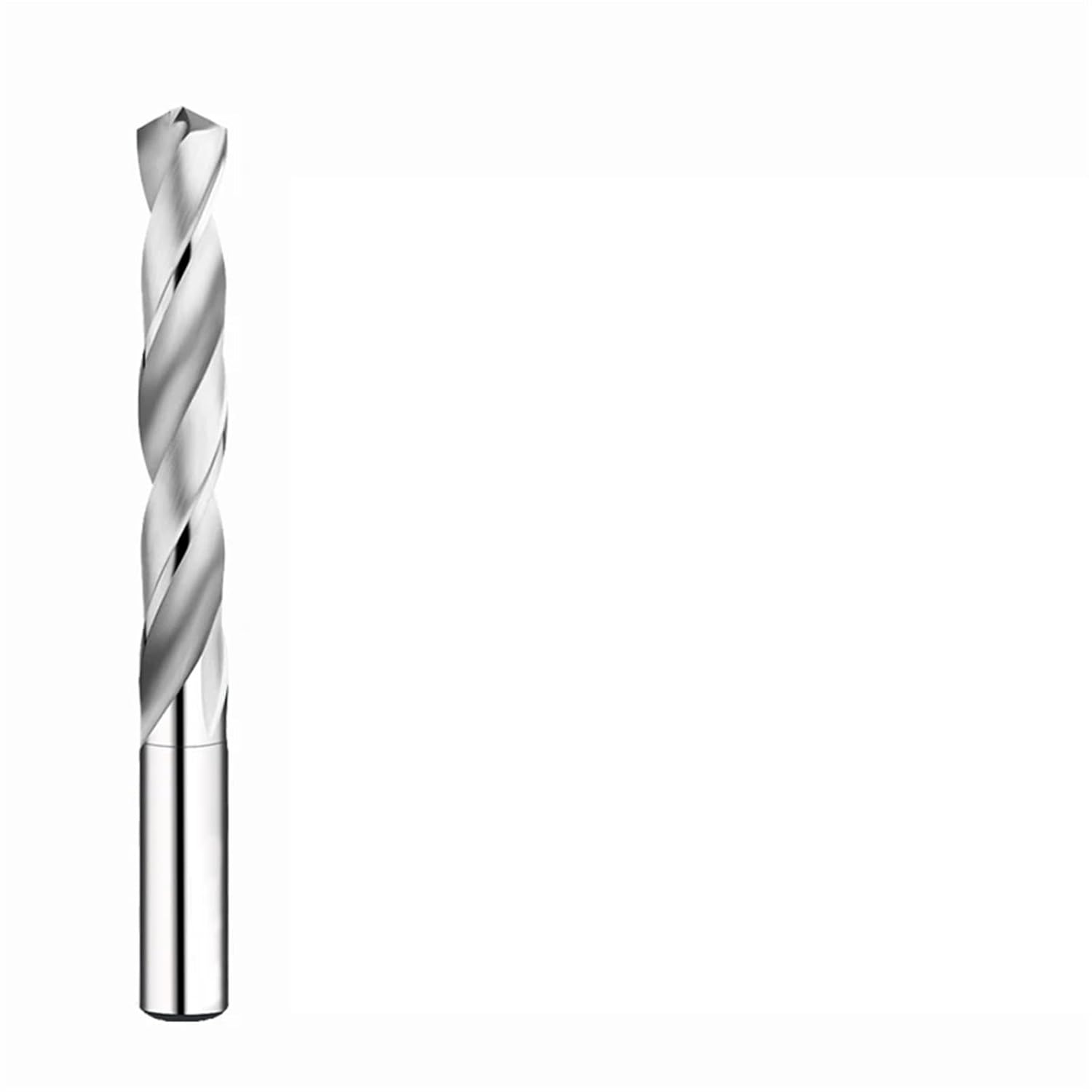 Carbide Twist Drill Total Length 100mm Solid Tungsten Bits HRC50 CNC Straight Handle Drilling Hole for Metal Iron Steel(4.7mm) AIQFTGSNS
