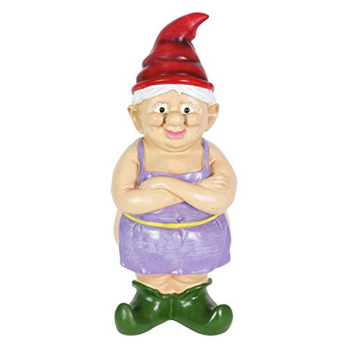 Exhart Garden Gnome, Naked Gnome Statue, Funny Outdoor Decoration, Buttocks Betty, 5.5 X 14 Inch #TOP10