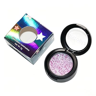 Multicolor Eyeshadow Buildable Shimmer Glitter Holographic Color-Changing, Silky Texture, All Skin Tones, 2g (Solar Delirium)