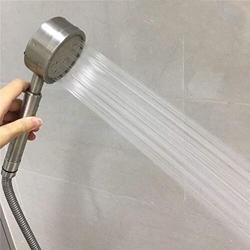 Pomme de douche à main puissant en acier pour une thalasso relaxante à la maison