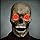 Skull Mask with Moving, Scary Halloween Mask Halloween Masks for Adults(Dark & red)