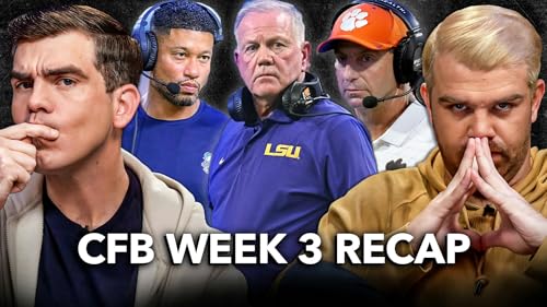 LSU Beats Florida, Clemson Loses to Georgia Tech & Texas A&M Survives Notre Dame | CFB Week 3 Recap cover art