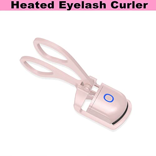 Heated Eyelash Curler, Electric Eyelash Curlers, Usb Rechargeable Eye Lash Curler With 2 Temperature Modes Quick Natural Curling Eye Lashes For Long Lasting #TOP5