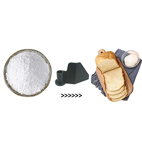 Proshopping 2 PCS Bread Maker Paddle, Non-Stick Breadmaker Kneading Blade, Carbon Steel Kitchen Pro Bread Maker Dough Mixing Paddle Blade - Replacement Part for Bread Maker Machine (0.92\" Shaft,Black) - Thumbnail 3