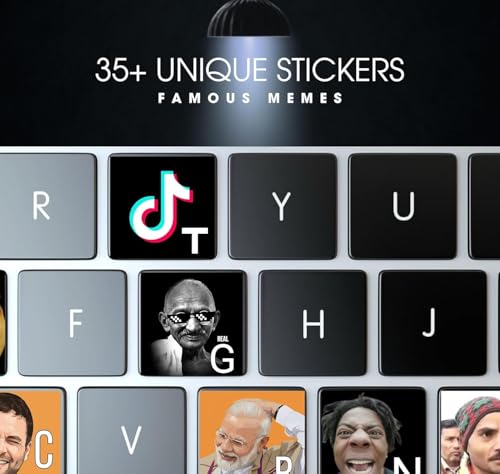 Image of Meme Culture Keyboard Sticker, Funny Meme Theme, Compatible with All Laptop and Desktop Keyboards (GEN- Z)