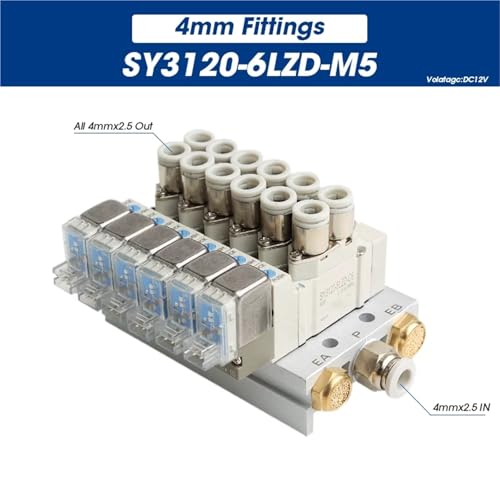 Electrovanne SY3120 pour station manifold avec commande électrique M5 - 3