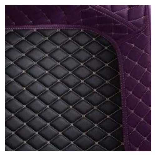Tapis voiture pour A4 B8 Berline en violet noir sur mesure protecteur