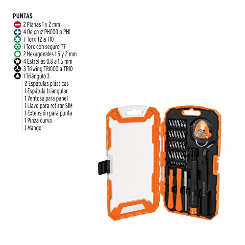 Kit de herramientas para reparación celular 32 piezas miniatura 2