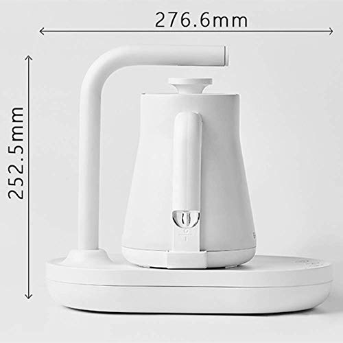 Tetera eléctrica con diseño de pico largo y apertura con un botón miniatura 2