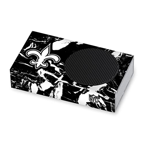 Autocollant Xbox Series S New Orleans Saints Skin Vinyle NFL Marbre