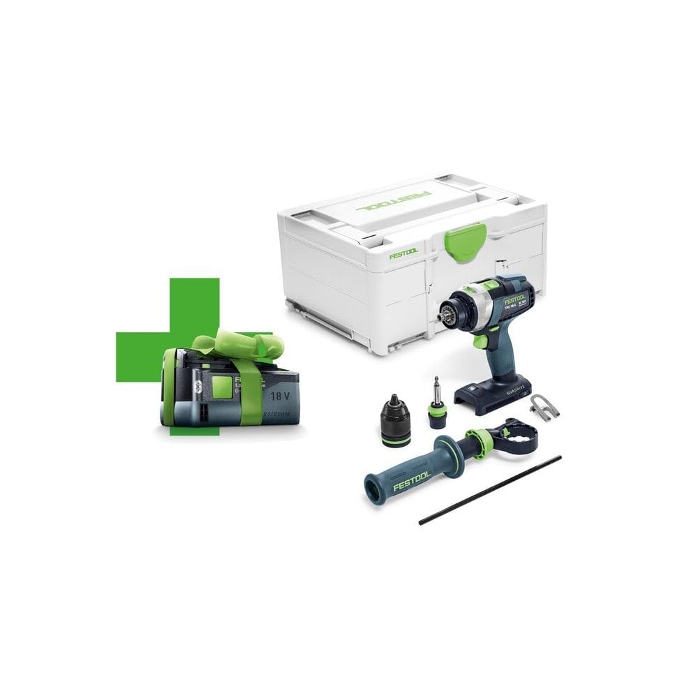 Festool Cordless Percussion Drill TPC 18/4 I-Basic-5,0 Quadrive
