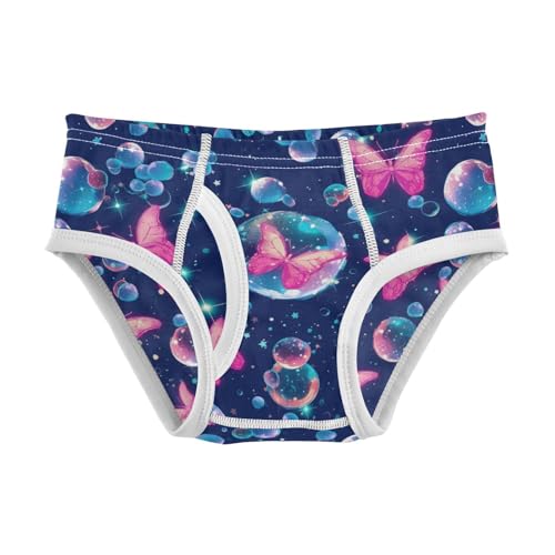Wusikd Butterflies Sparkles Boys' Underwear Cotton Boys Briefs Soft Toddler Underwear 2T