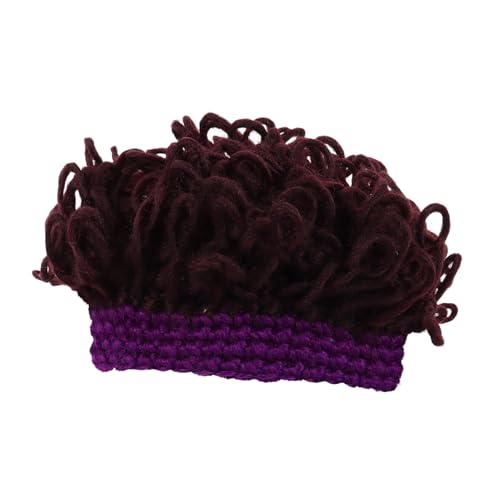 VALICLUD 1 Pc gorra de peluca hecha a mano gorra de bebe gorro de invierno gorro disfraz sombrero de disfraces apoyos de la foto de los sombrero de fotografía para hilo