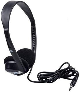 Egghead Over-Ear Stereo Headphones with 3.5 mm Audio Jack for use in Classroom, Library, Offices and More (20 Pack) EGG-IAG-1000-SO-20