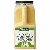 TOSS Ground Mustard Powder – 5 LB Bulk Cooking Spice | Dry Yellow Mustard for Seasoning, Marinades, Sauces...