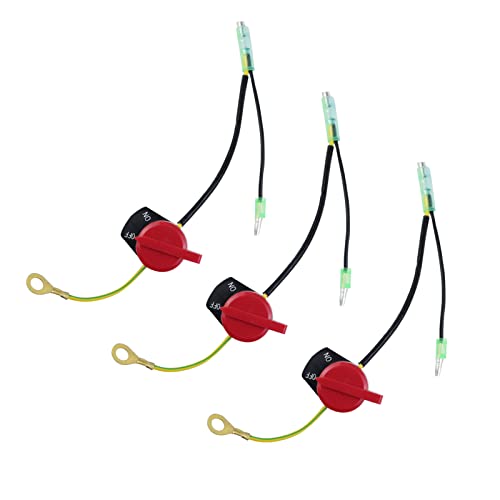 Image of WOTIAN 12pcs Engine On Off Stop Switch Compatible with Champion Predator Firman Honda and Clones GX160 GX200 GX240 GX270 GX340 GX390