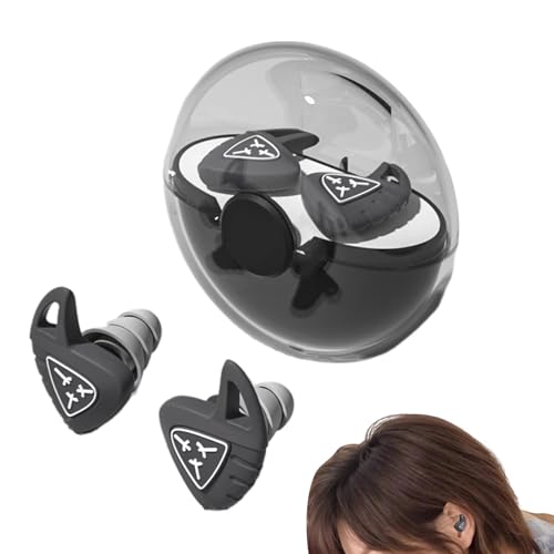 Tapones para los oídos para dormir | Tapones reutilizables de silicona suave, tapones para los oídos para dormir, para ronquidos, estudio, viajes, aviones, conciertos, motocicleta