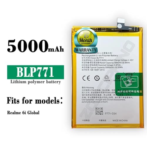 Image of Original BLP771 Battery for Oppo Narzo 10 | 6i Battery with 6 Month Warranty *** (N184)