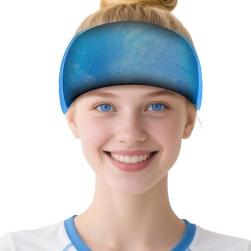 Migraine Relief Cap,Soothing Headache Migraine Hat Ice Head Wrap,Hangover Cap Face Mask Cold Compression for Tension,Puffy Eyes,Stress,Sinus,Black