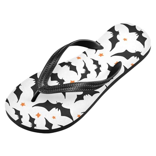 Burbuja Bats Flip Flops for Women Men, Soft Thong Sandals Rubber Slippers for Pool Beach Essentials2