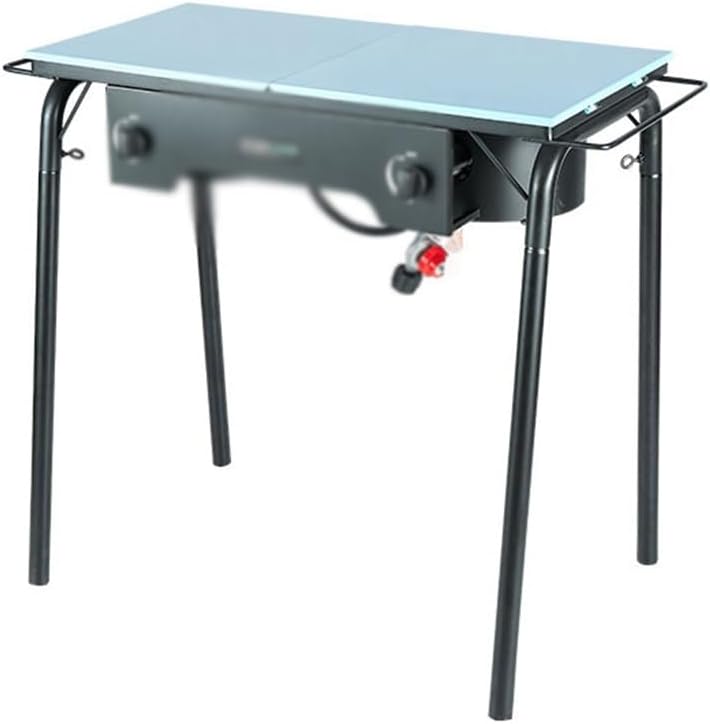 Outdoor Barbecue Grill With Storage Rack Camping High-pressure Stove