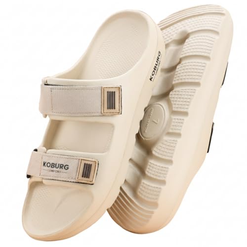 Image of KOBURG Nexa Sandals for Men| Stylish Trending | Comfortable | Super soft | Lightweight | EVA Sole | Casual Sandals | Slippers | Flip Flops for Men KF-464