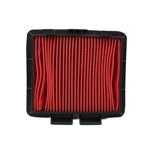 1個 エア浄化コンポーネント 交換用 17211-KFB-000、対応バイクブランド:FTR223 CB233 XR230 SL230、ダイレクトフィット型二輪車用エアクリーナーカートリッジ、純正品質、レッド&ブラック PPペーパー