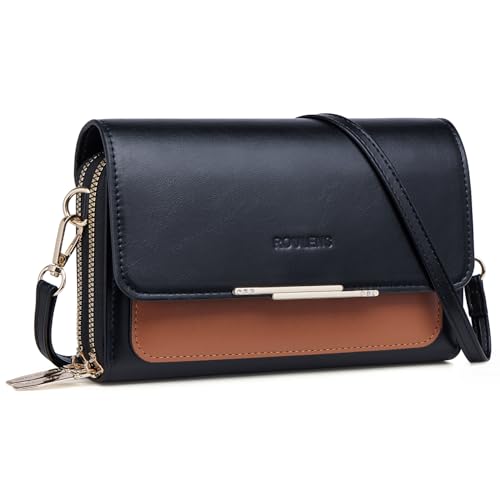 Image of Roulens Small Crossbody Bag for Women,Cell Phone Purse Women's Shoulder Handbags Wallet Purse with Credit Card Slots