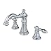 Kingston Brass FS1971ACL American Classic Double Handle Widespread Bathroom Faucet with ABS Pop-Up Drain, Polished Chrome