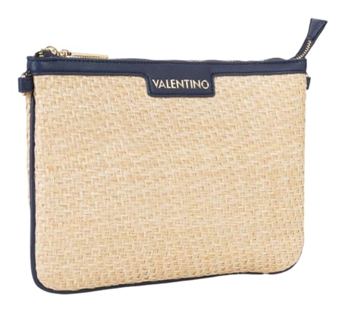 Sac bandoulière Valentino Demetra, pochette haut de gamme Naturale et Blu bleu marine - 2